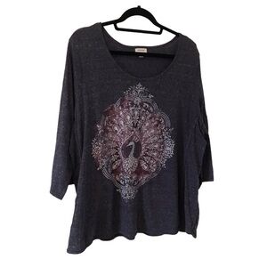 Avenue 18/20 vintage peacock top